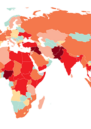 Global Terrorism Index 2017 map