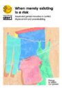 Front cover with drawing of colourful clothes