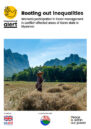 Front cover showing a woman working in a field with a forest behind her.