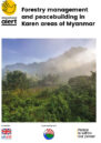 Front cover with photo of forest and mountains.