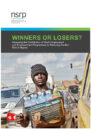 Front cover showing a young man selling bottles of drinks