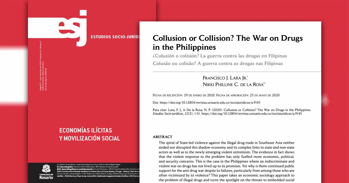 Collusion or collision? The war on drugs in the Philippines ...