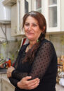 Rada standing in the kitchen
