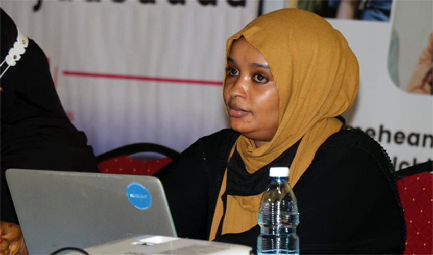 Muna Ahmed, member of Wajir Women Council