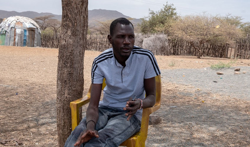 Narogoe Ebenyo Maisa, a pastoralist and chair of the Kibish Water Resource User Association