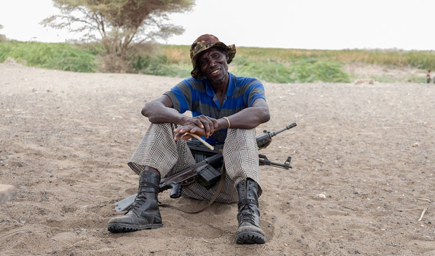 Muchu Lomorukai Kerio, vice chair of the Council of Elders and National Police Reserve constable