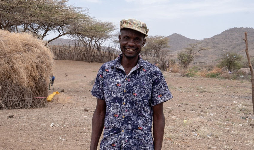 Charles Losike, a plumber and vice chair of the Kibish Water Association