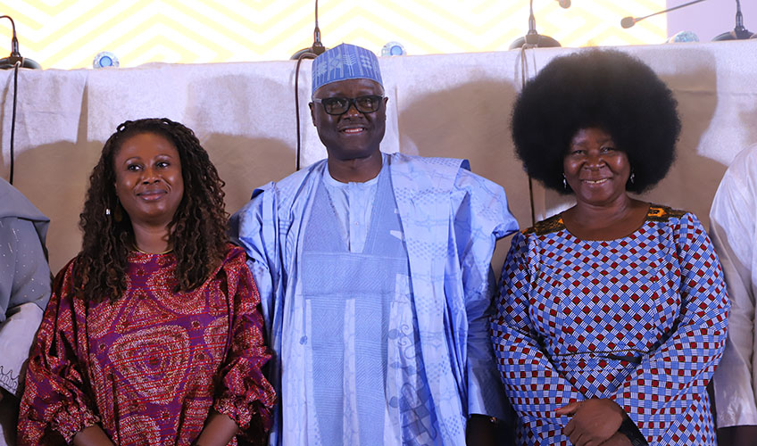 Adwoa Kufuor, Senior Human Rights Advisor, UN Resident Coordinator, Gen Martin Luther Agwai (Rtd), Former Chief of Defense Staff (CDS) and Ene Obi, Country Director ActionAid Nigeria and Convener CSO Election Situation Room.