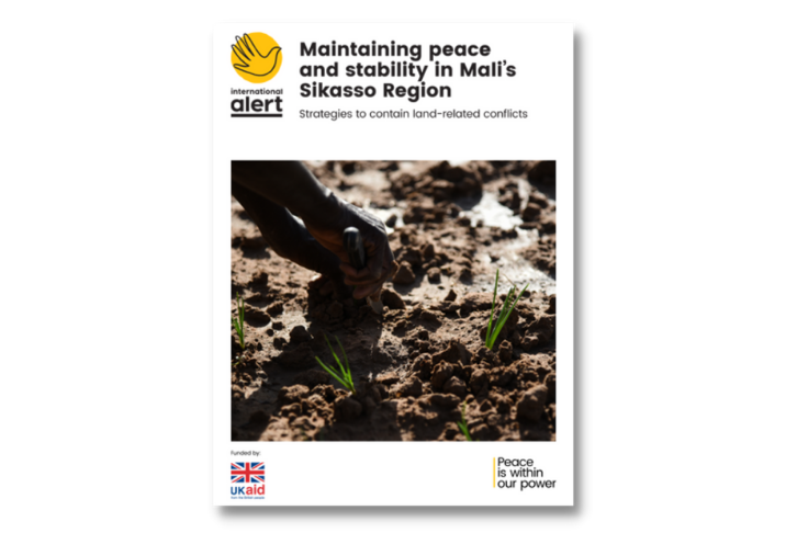 Cover photo for the Maintaining peace and stability in Mali’s Sikasso Region report