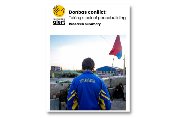 Front cover for the Donbas conflict report
