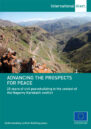 Front cover, with photo of mountains