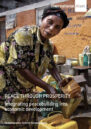 Front cover, showing a palm oil trader in Goma, DRC.