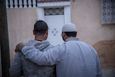 Two friends in Tunisia photo by Callum Francis Hugh