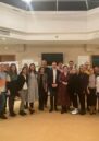 Image shows a group of participants from the strategy development session for the Ukrainian National Centre for Peacebuilding, facilitated by International Alert.