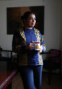 Pooja Pant, the founder of Voices of Women Media in Nepal